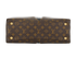 V Tote MM, &pound;950, Handbags, Black/Brown, Leather, Canvas, Top view